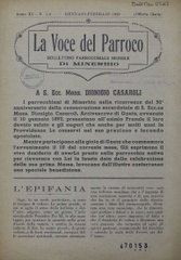 La Voce del Parroco : bollettino parrocchiale mensile