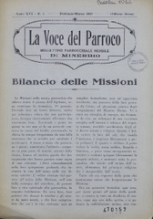 La Voce del Parroco : bollettino parrocchiale mensile