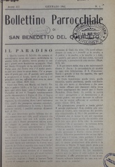 Bollettino parrocchiale di San Benedetto del Querceto