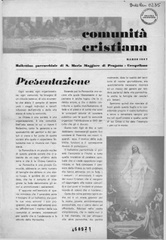 Comunità cristiana: bollettino parrocchiale di S. Maria Maggiore di Pragatto-Crespellano