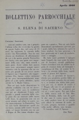 Bollettino parrocchiale di S. Elena di Sacerno