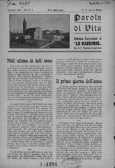 Parola di vita : bollettino parrocchiale di "Le Budrie"