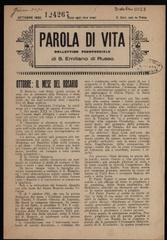 Parola di vita: bollettino parrocchiale di S. Emiliano di Russo