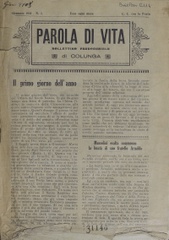 Parola di vita : bollettino parrocchiale di Colunga