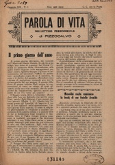 Parola di vita: bollettino parrocchiale di Pizzocalvo