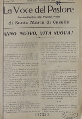 La Voce del pastore : giornalino bimestrale della Arcipretale plebana di Santa Maria di Caselle