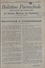 Bollettino parrocchiale : giornalino bimestrale della Arcipretale plebana di Santa Maria di Caselle : la Voce del pastore