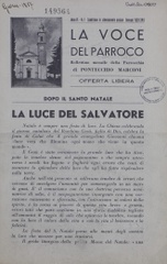 La Voce del parroco : bollettino mensile della Parrocchia di Pontecchio Bolognese