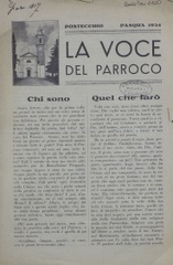 La Voce del parroco : bollettino mensile della Parrocchia di Pontecchio Bolognese