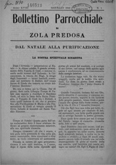 Bollettino parrocchiale di Zola Predosa