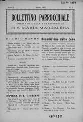 Bollettino della Chiesa priorale e parrocchiale di S. Maria Maddalena, Bologna