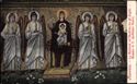 Ravenna - La Madonna col Bambino fra gli Angeli - Musaico in S. Apollinare Nuovo