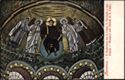 Ravenna - Il Redentore fra S. Vitale e S. Ecclesio e due Angeli - Musaico nell'Abside di S. Vitale