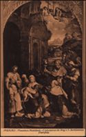 Ferrara - Pinacoteca Municipale - L'Adorazione dei Magi e S. Bartolommeo (Garofolo)