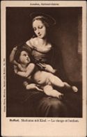 London, National-Galerie. Raffael. Madonna mit Kind. - La vierge et l'enfant. Ottmar Zieher, Munchen. Galerie alter Meister. No. 258.