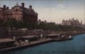 22427 London. Westminster Pier and New Scotland Yard.