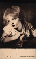 GREUZE. - Girl, with an Apple. 46 LL. THE NATIONAL GALLERY, LONDON