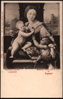 National Gallery LONDON Madonna, Infant, and St. John by Raphael The Wrench Series, No. 93 Printed in England
