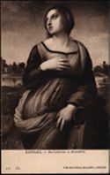 RAPHAEL. - Ste Catherine of Alexandria THE NATIONAL GALLERY, LONDON 115 LL.