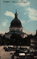 Stockholm. Ostermalms torg med Kyrkan.