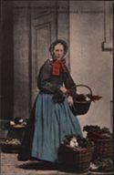 DANSKE NATIONALDRAGTER No. 8 EN AMAGERPIGE, TORVEDRAGT