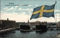 Stockholm. Norrstrom med Stromparterren och Riksdagshuset