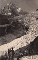 JJ. 7775 Chamonix - Glacier des Bossons et l'Aiguille du Midi Jullien freres, Phot. Editeurs, Geneve