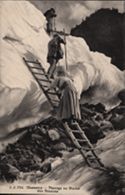 JJ. 7792 Chamonix - Passage au Glacier des Bossons