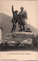 JJ. 1456 Monument de Saussure a Chamonix Jullien freres, Phot. Editeurs, Geneve