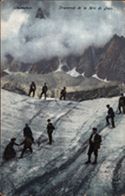 Chamonix. Traversee de la Mer de glace