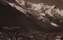 CHAMONIX. _ Vue generale et la MT Blanc 2094
