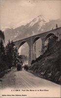 JJ. 2230 B Pont Ste. Marie et le Mont-Blanc Jullien freres, Phot. Editeurs, Geneve