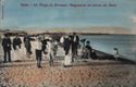Cette. - La Plage du Kursaal, Baigneurs de retour du Bain   Photo Quarancet,