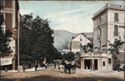 1284. Aix-les-Bains. L'avenue de la Gare et le Mont Revard. L.V.& C.