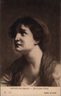 31 LL.  GREUZE (Jean Baptiste). Tete de Jeune Femme.  MUSEE DE DIJON