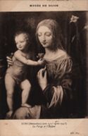 112 LUINI (Bernardino) (vers 1475 ? apres 1533? ) La Vierge et l' Enfant MUSEE DE DIJON ND Phot
