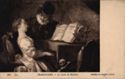 285 LL. FRAGONARD. - La Leçon de Musique. MUSEE DU LOUVRE, PARIS
