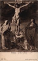 265 LL. RUBENS. - Le Chist en Croix. MUSEE DU LOUVRE, PARIS.