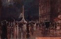PARIS. - LA PLACE DE LA CONCORDE. Vue la nuit