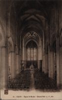 28.-  DIJON - Eglise St-Michel - Grande Nef - L.V.,  edit.
