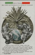 Dio e l'Italia nel fonte battesimale di s. Pietro in Vaticano, opera di Carlo Fontana, Roma, anno 1698