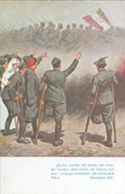 Gloriosi mutilati dell'Isonzo, del Carso, del Trentino, delle Carnie, del Cadore, incitano i compagni combattenti alla difesa della Patria: dicembre 1917