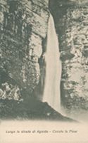 Lungo la strada di Agordo, cascata la Pissa