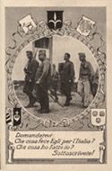 Domandatevi: che cosa fece egli per l'Italia? Che cosa ho fatto io? Sottoscrivete!.