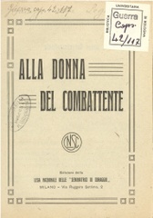 Alla donna del combattente