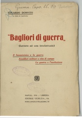 Bagliori di guerra : (lettere ad una intellettuale)