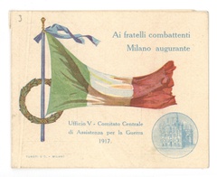 Calendario 1917. Ufficio V. Comitato Centrale di Assistenza per la Guerra. Milano
