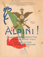 Alpini! : canzone-marcia patriottica del Battaglione Vestone (5. alpini)