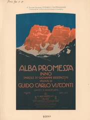 Alba promessa : Inno : canto e pianoforte