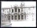 La facciata della basilica di Santa Maria Maggiore: piazza di Santa Maria Maggiore: Roma